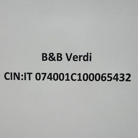 B&B Verdi Brindisi Exterior foto